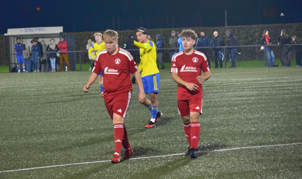 A-Jugend unterliegt im Viertelfinale des Kreispokals bei der SpVgg Vreden mit 0:6 Toren