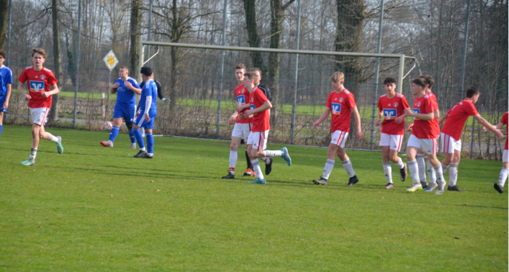 B-Jugend erkämpft sich ein 1:1 Remis gegen Eintracht Coesfeld / Aufwärtstrend hält weiterhin an