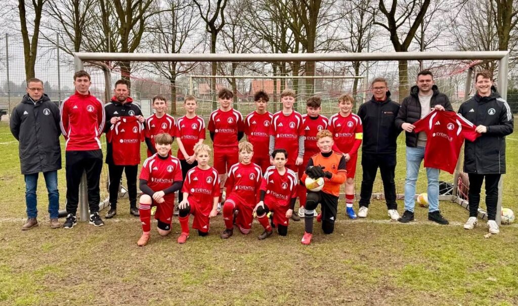 Neue Trikots für unsere D-Jugend / Fa. Eventals - Event Professionals unterstützt abermals unseren Verein