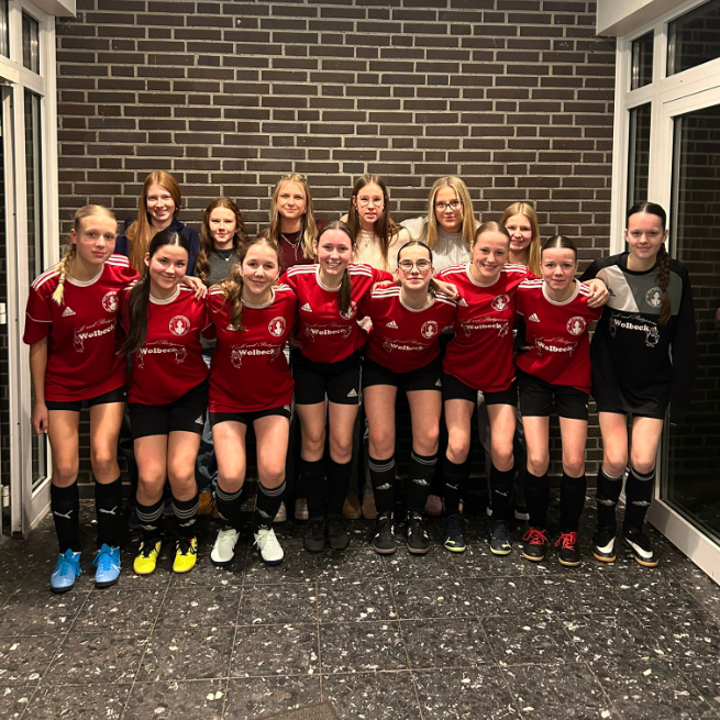 wB-Jugend beim Hallenturnier vom SV Union Wessum am Start - 6. Platz im starken Turnier ein Erfolg